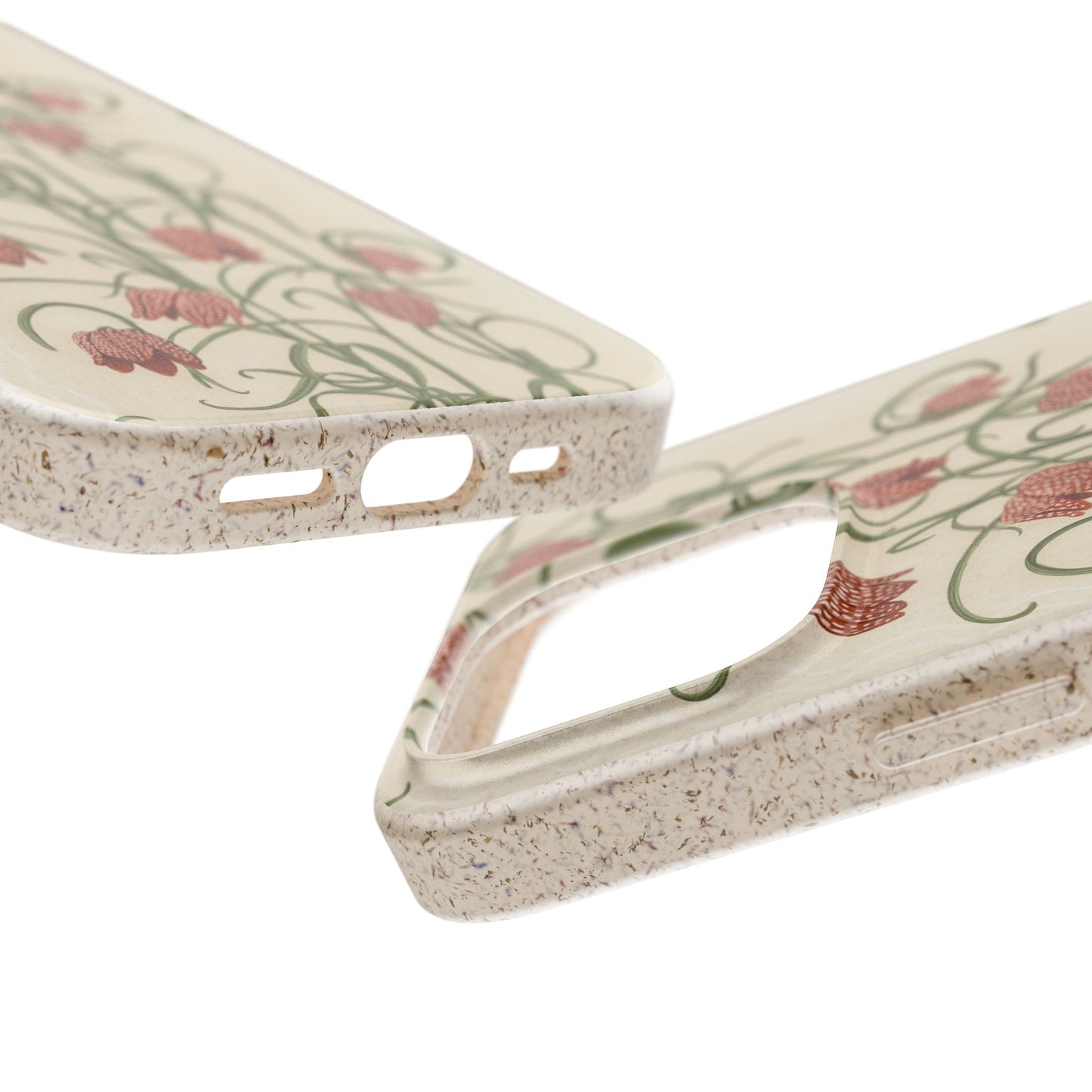 Campanas Phone Case - neutral and burnt orange - Eco-Friendly, Biodegradable