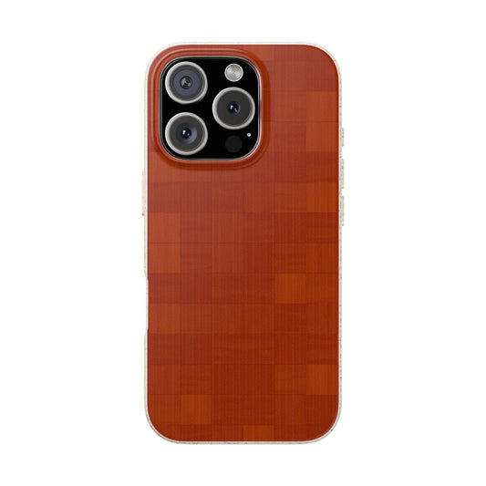 Zellige Phone Case - rust - Eco-Friendly, Biodegradable
