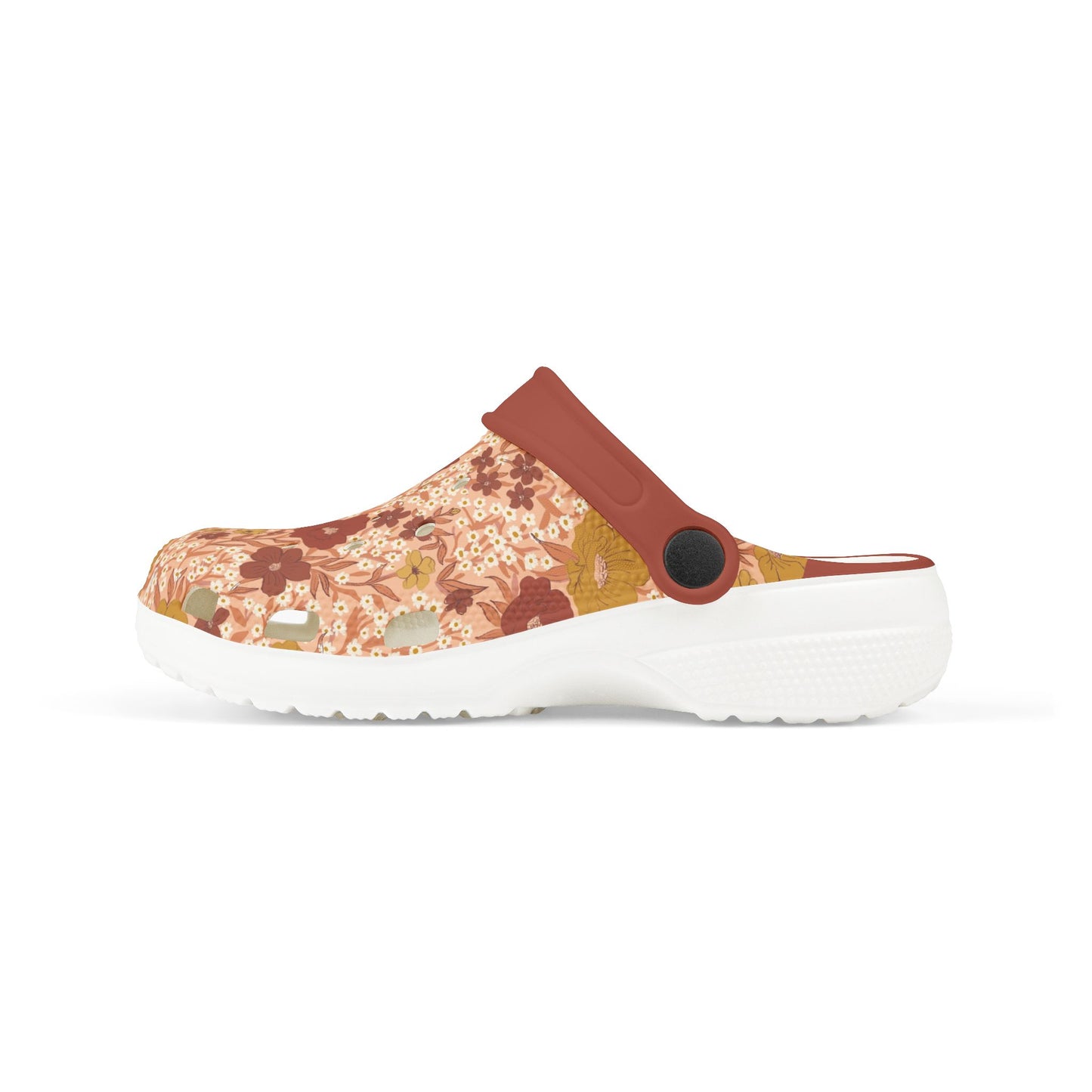 Wildflower Meadow Kid's EVA Foam Clogs, peach