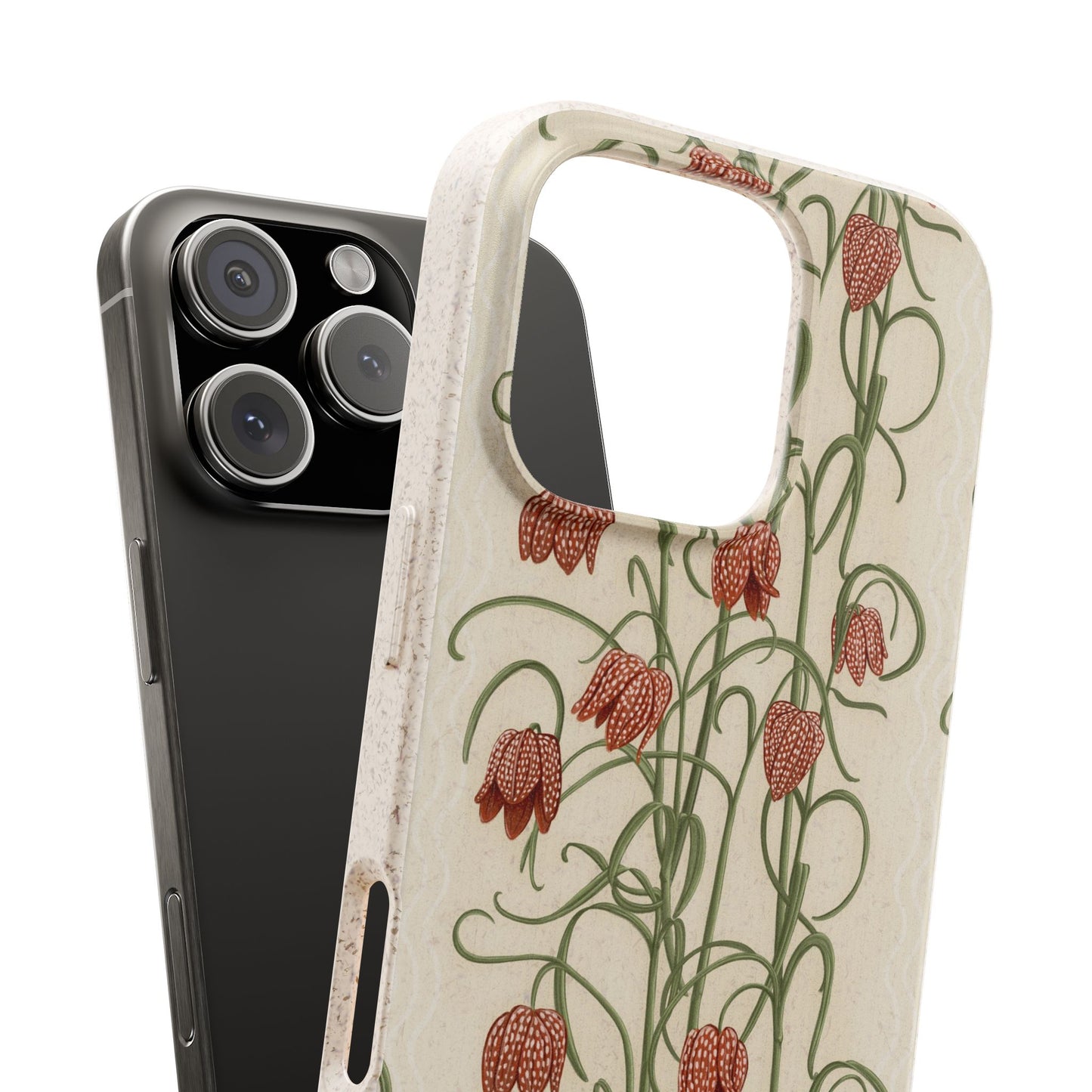 Campanas Phone Case - neutral and burnt orange - Eco-Friendly, Biodegradable