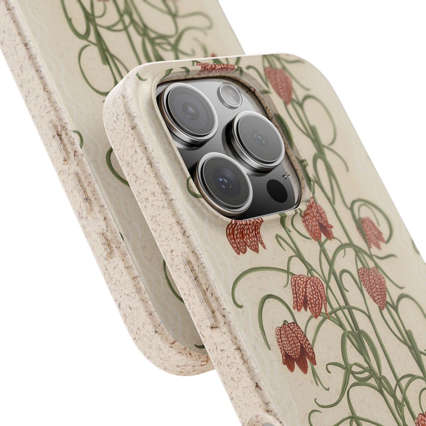 Campanas Phone Case - neutral and burnt orange - Eco-Friendly, Biodegradable