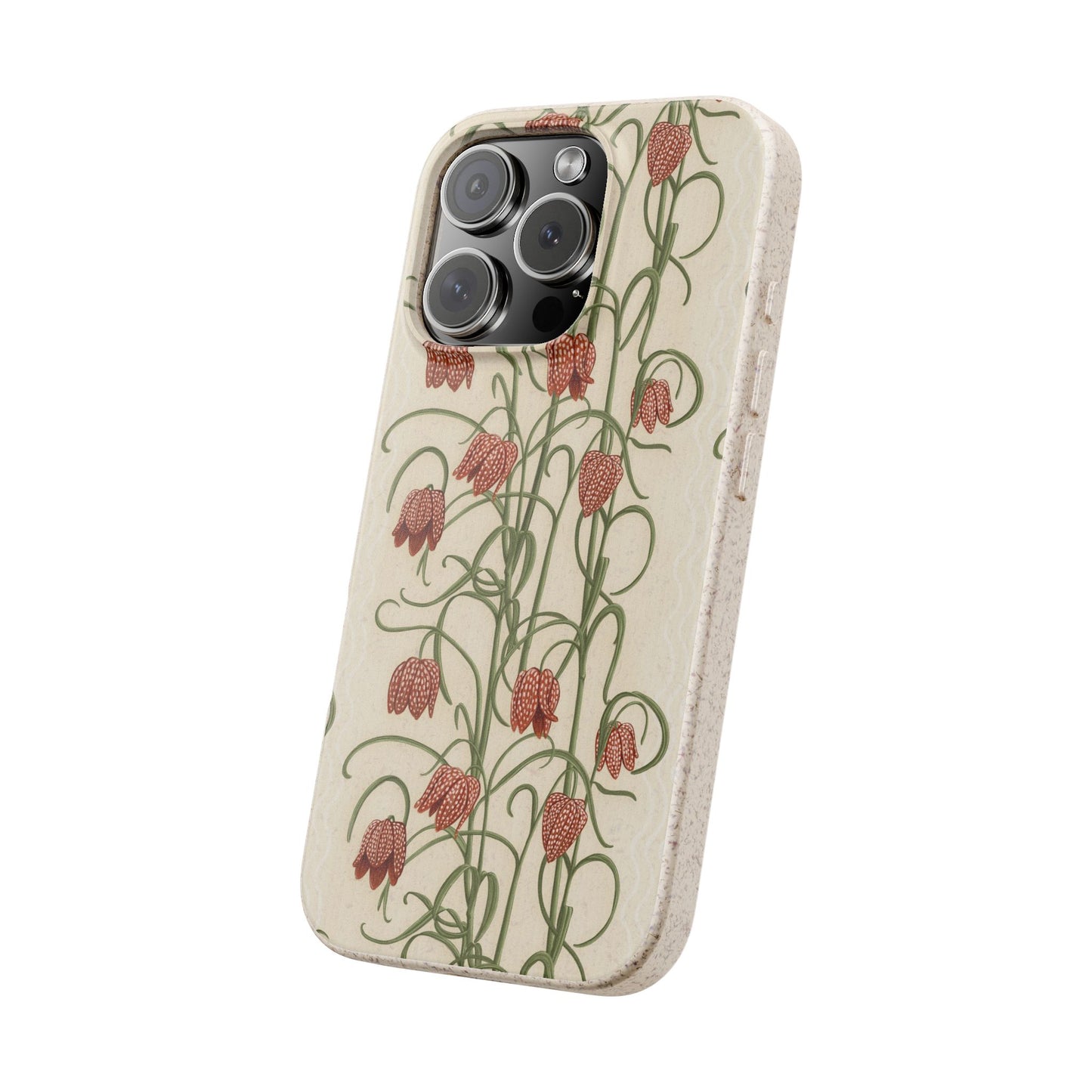 Campanas Phone Case - neutral and burnt orange - Eco-Friendly, Biodegradable