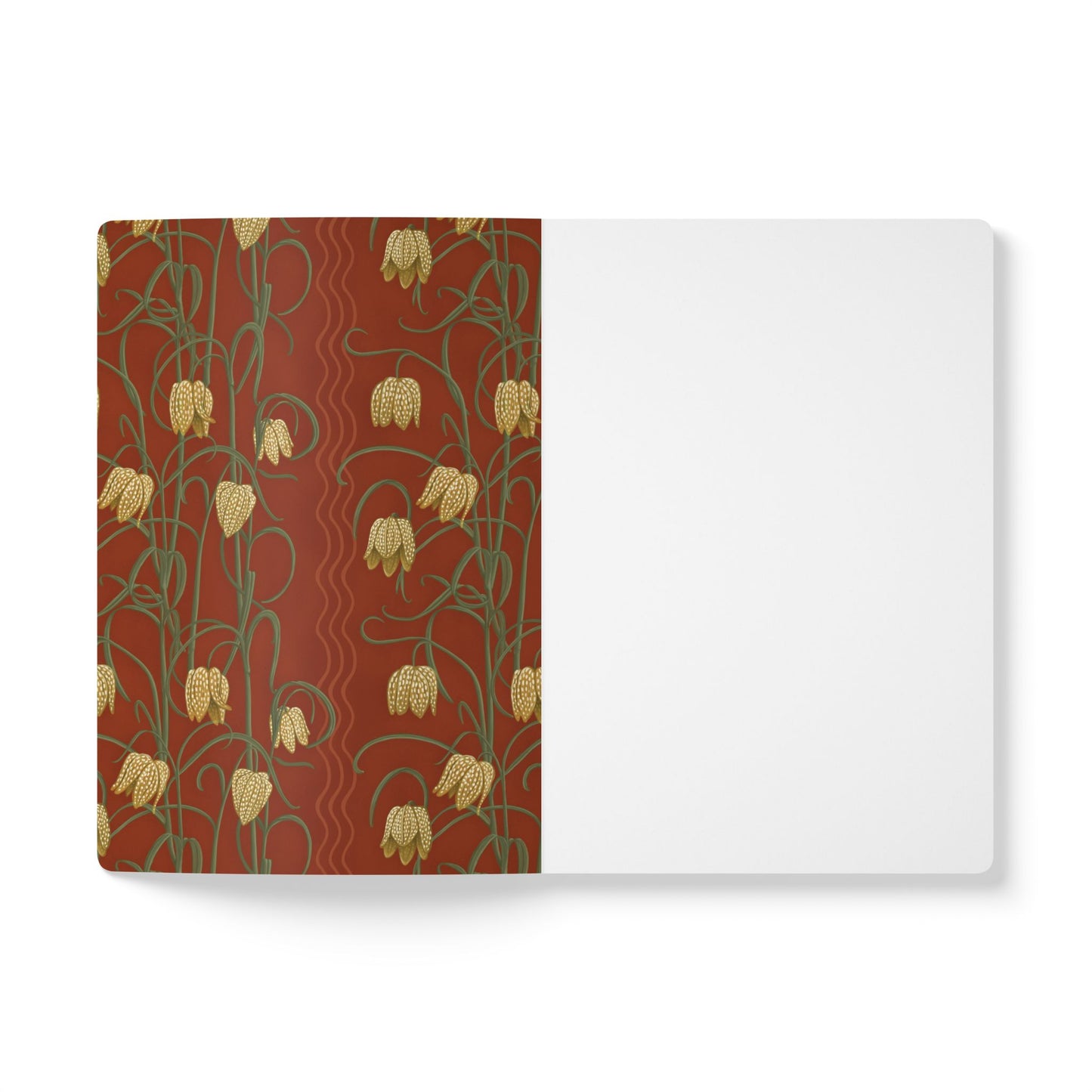 Campanas Softcover Personalized Journal, dusty pink & orange (add your name)