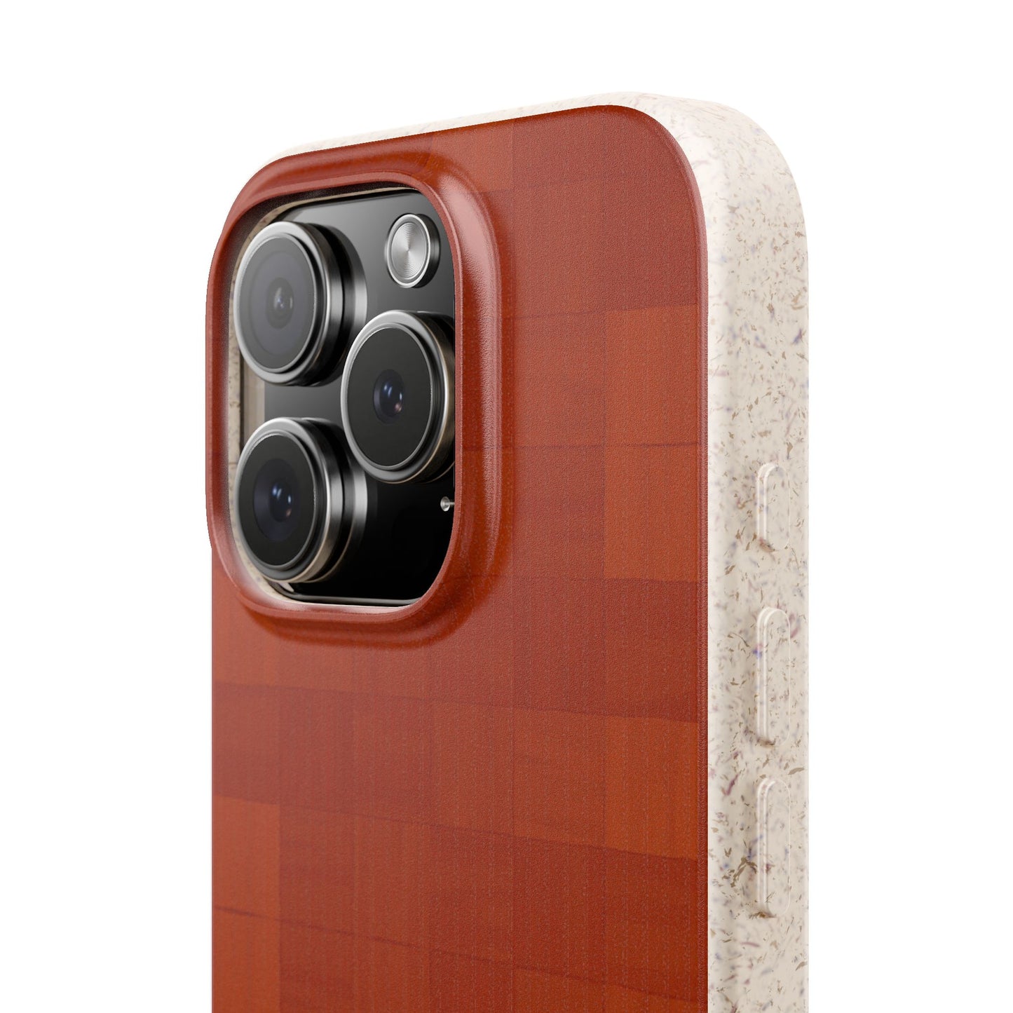 Zellige Phone Case - rust - Eco-Friendly, Biodegradable