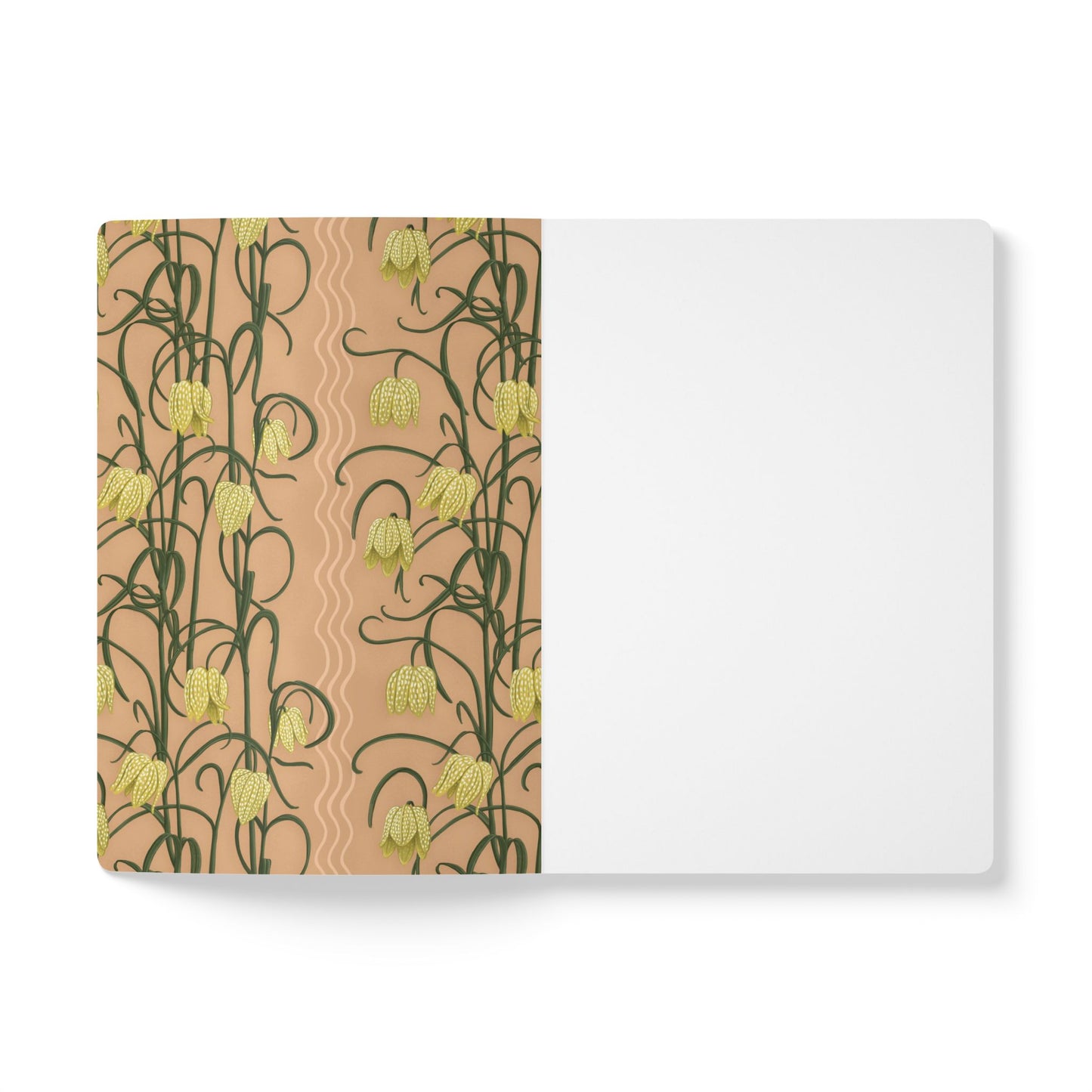 Campanas Softcover Personalized Journal, chartreuse & orange (add your name)