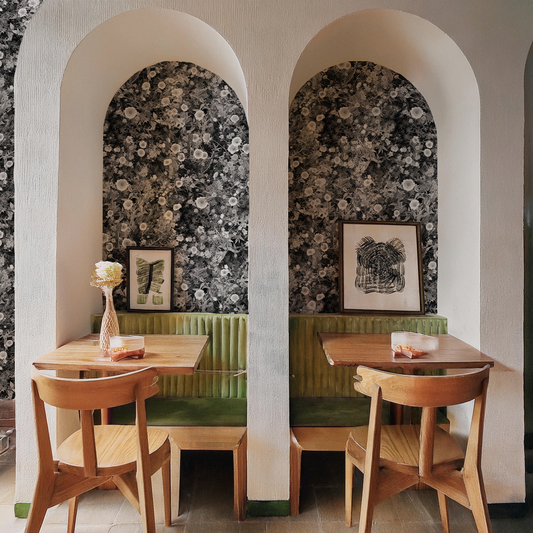 Cali Flowers Wallpaper, midnight