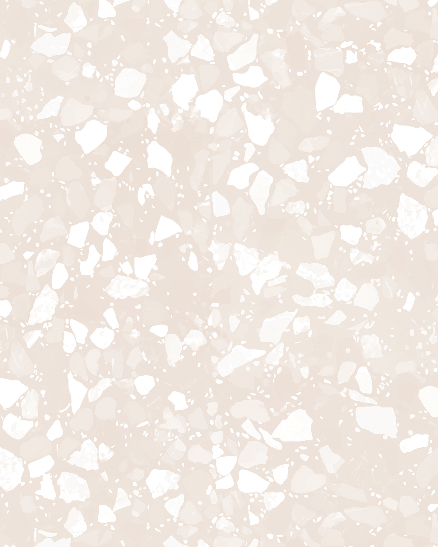 Mojave Terrazzo Contact Paper, white and neutral