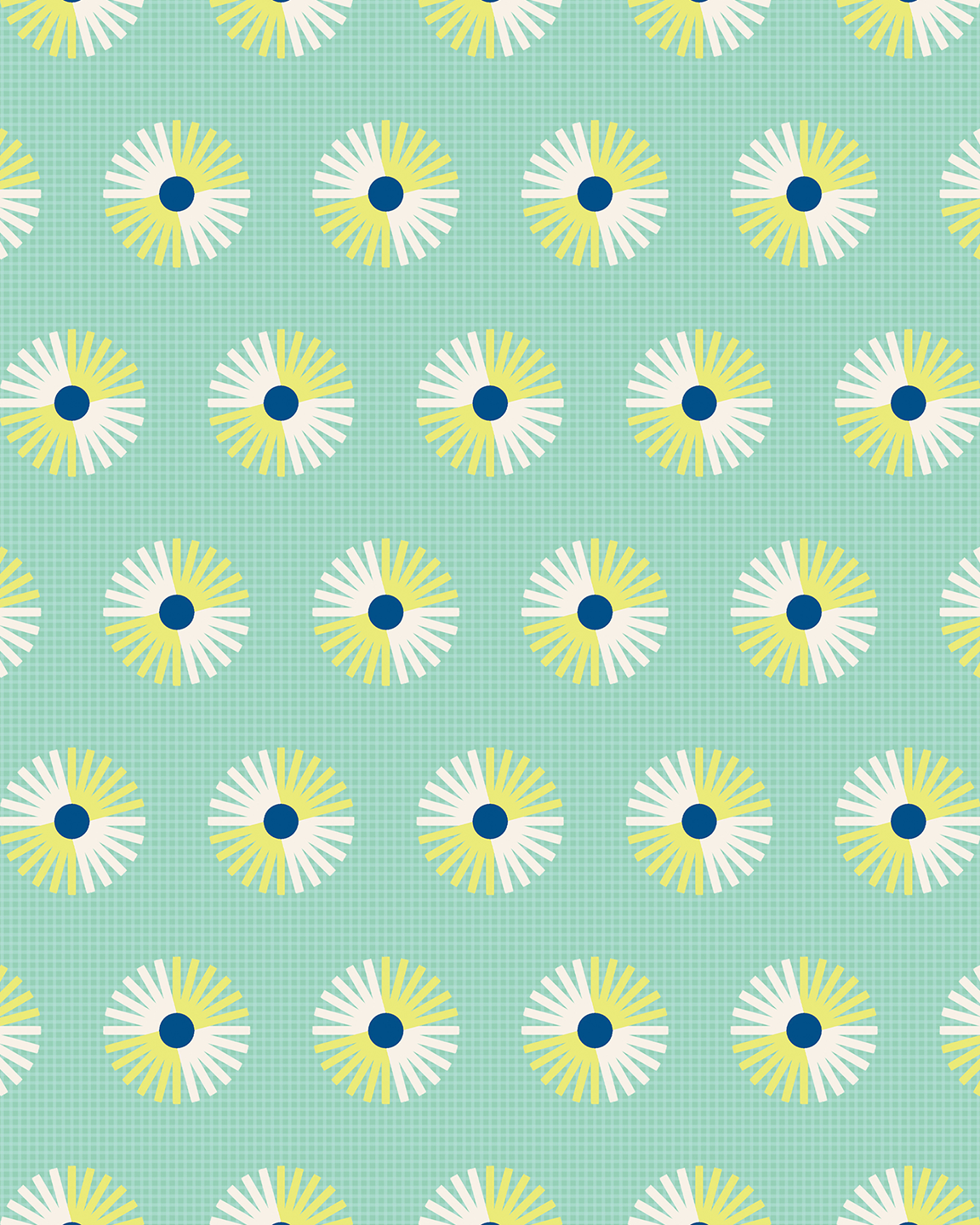 Daisy Gingham Contact Paper, mint