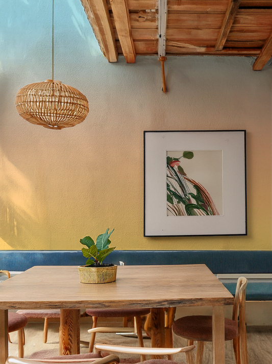 Horizon Haze Mural, sunrise