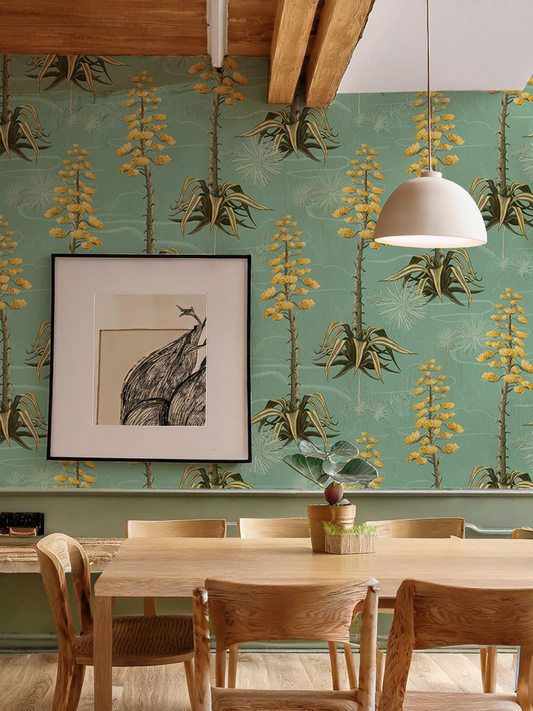Agave Valley Wallpaper, mint