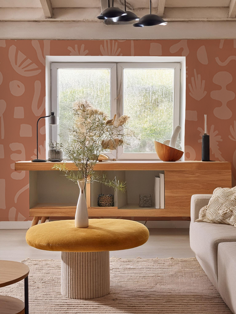 Pool Side Mural, terra cotta