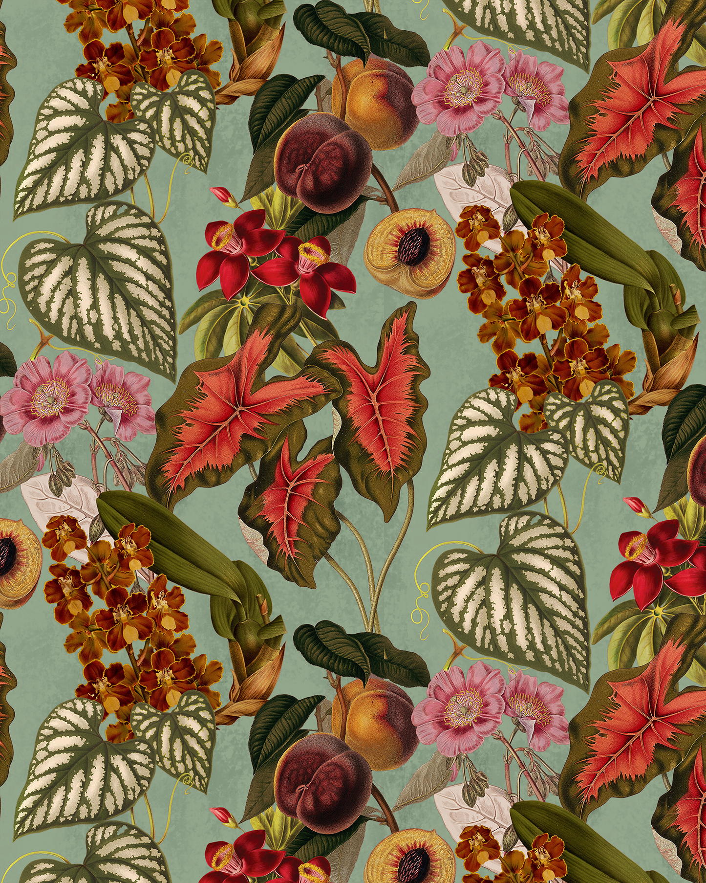 Cali Tropicale Wallpaper, mint