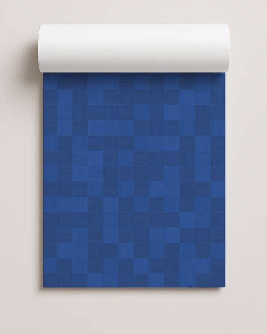 Zellige Contact Paper, cobalt blue