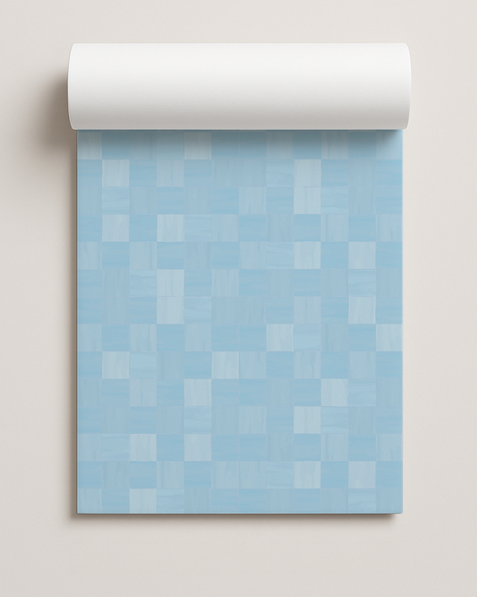 Zellige Contact Paper, light blue