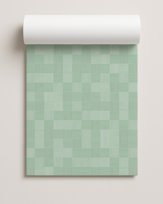 Zellige Contact Paper, mint