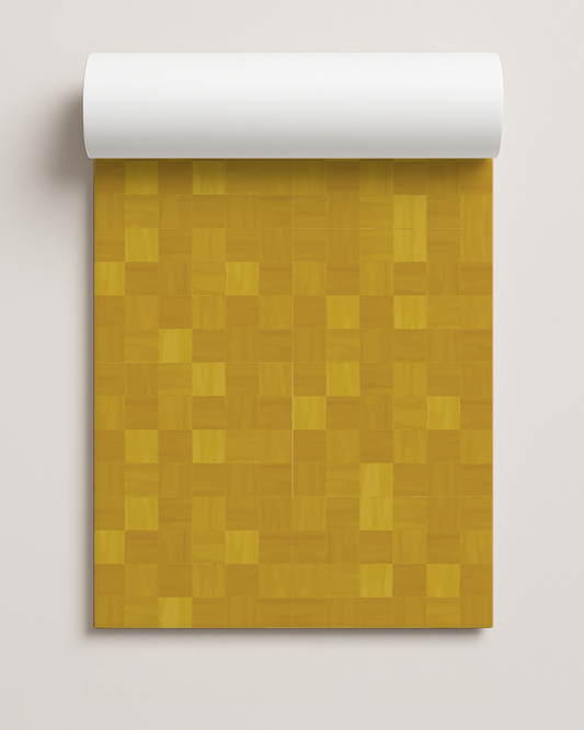Zellige Contact Paper, mustard yellow
