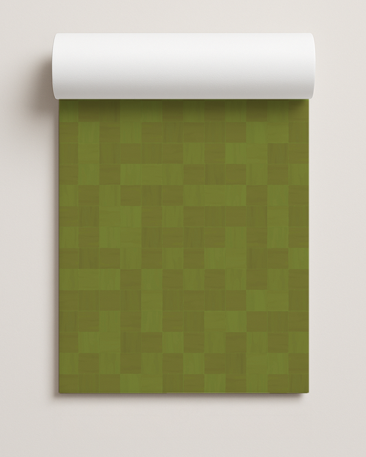 Zellige Contact Paper, olive green