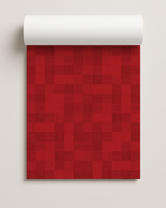 Zellige Contact Paper, red