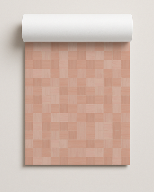 Zellige Contact Paper, rose