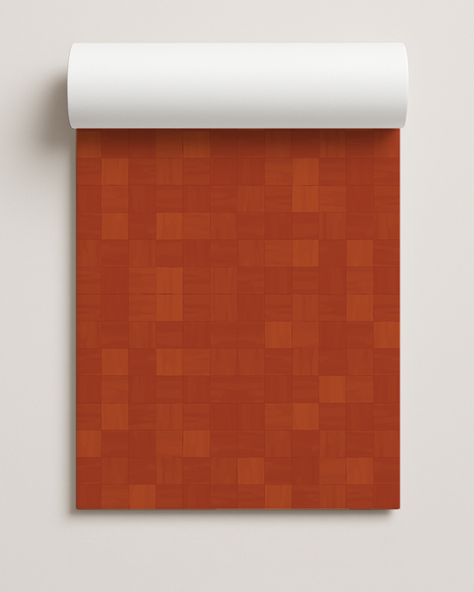 Zellige Contact Paper, rust