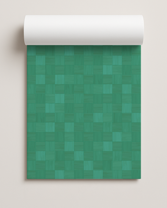 Zellige Contact Paper, teal