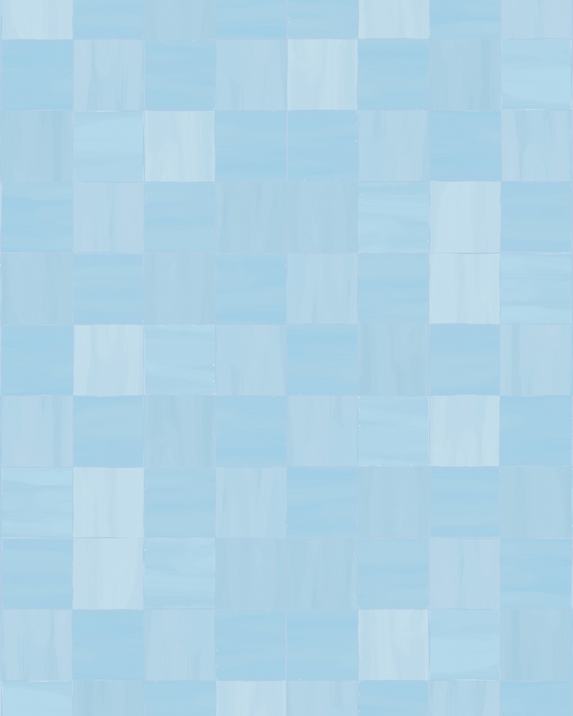 Zellige Contact Paper, light blue