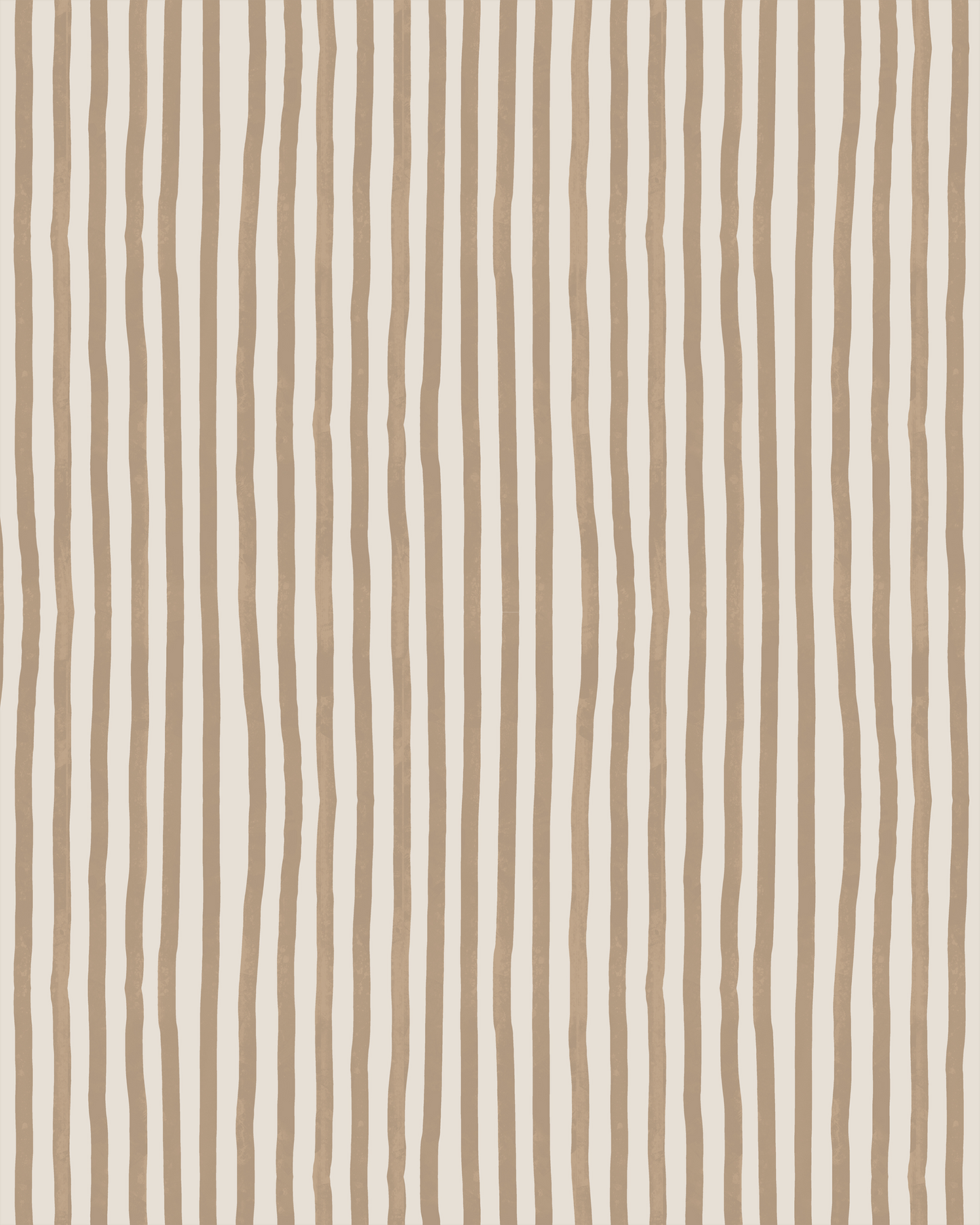 Dolce Stripe Wallpaper, off-white and tan