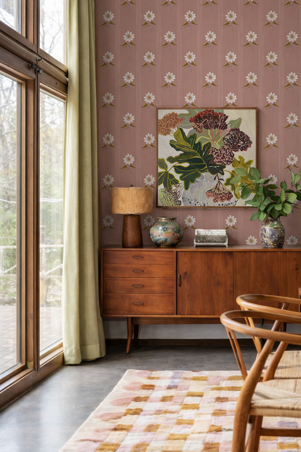 Lilikoi Lane Wallpaper, mauve