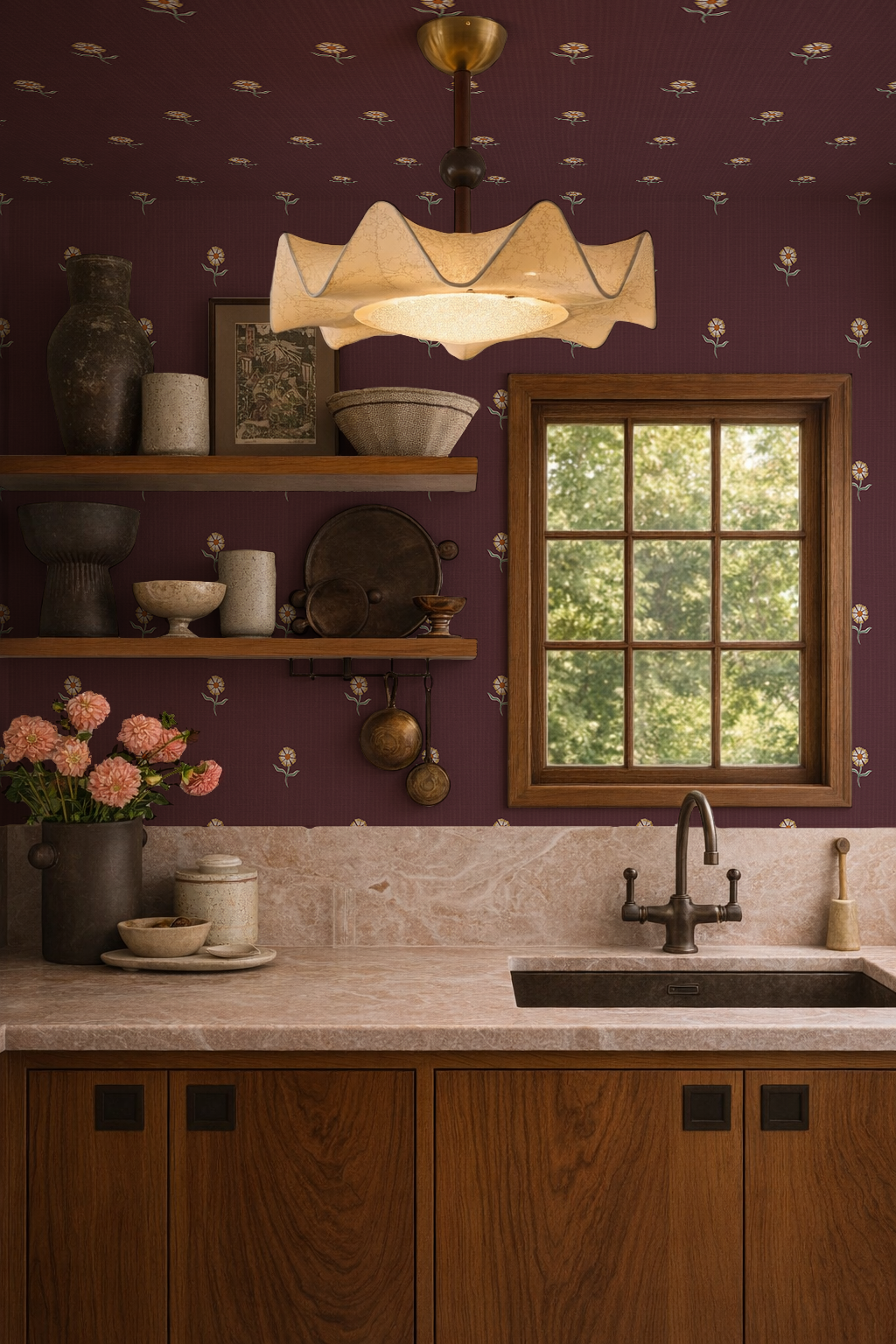 Daisy Dots Wallpaper, blackberry