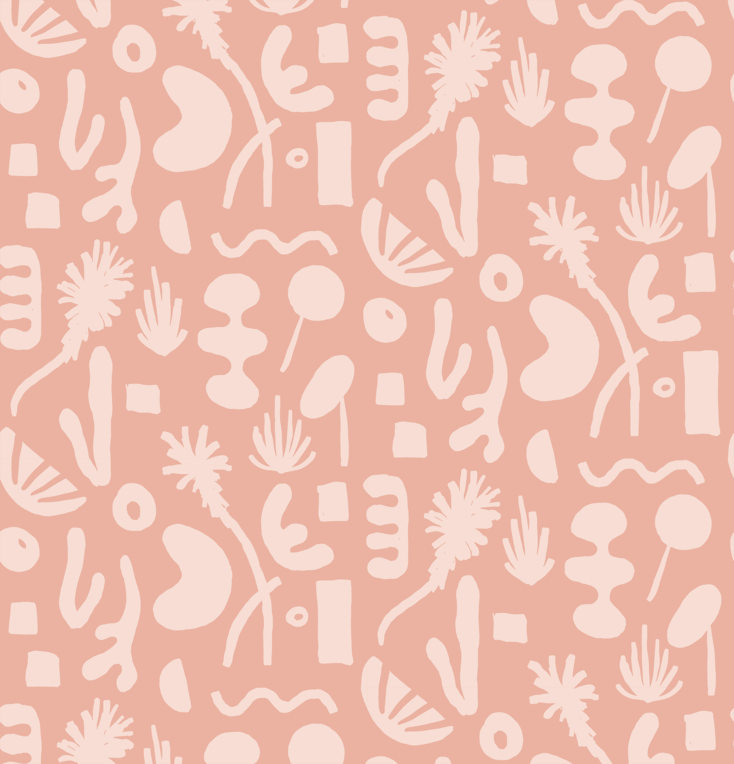 Pool Side Mural, pink