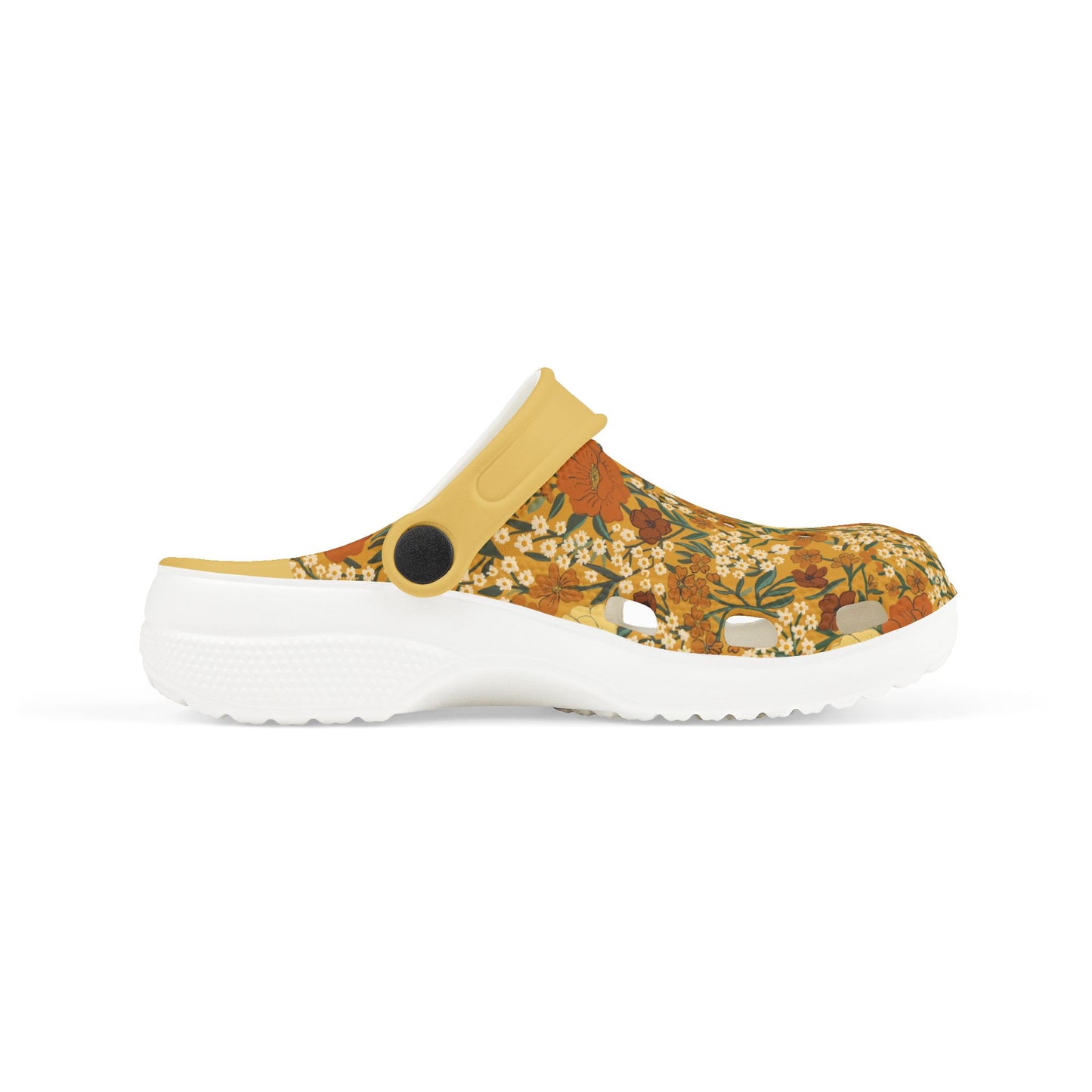 Wildflower Meadow Kid's EVA Foam Clogs, yellow