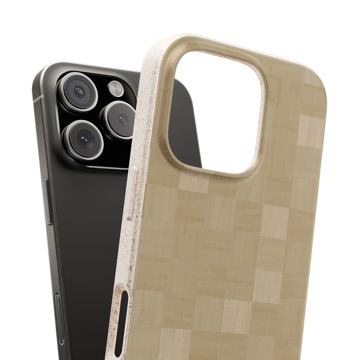 Zellige Phone Case - taupe - Eco-Friendly, Biodegradable