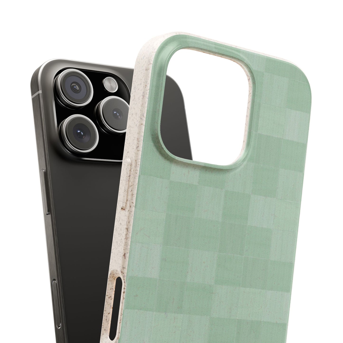 Zellige Phone Case - mint - Eco-Friendly, Biodegradable