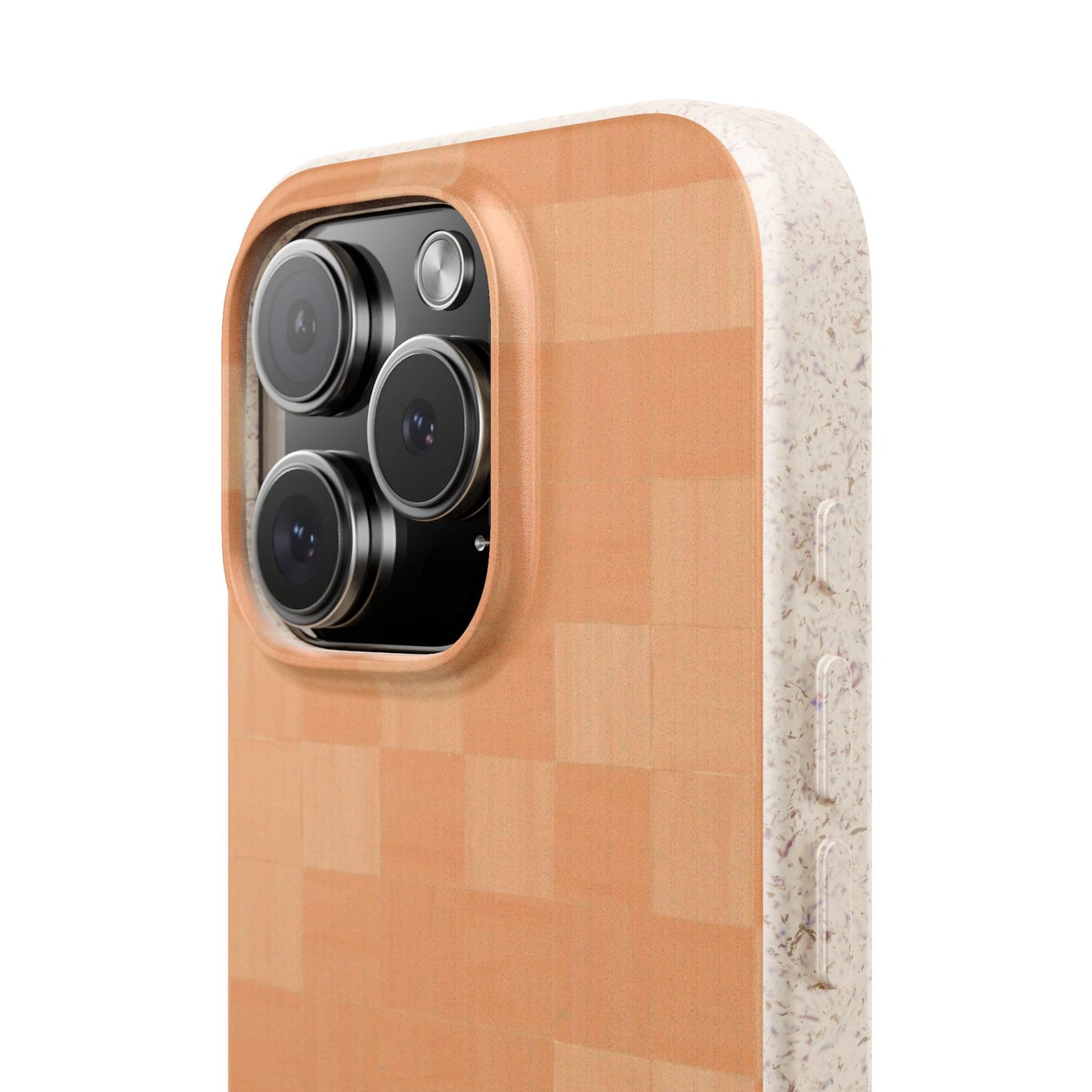 Zellige Phone Case - saltillo peach - Eco-Friendly, Biodegradable