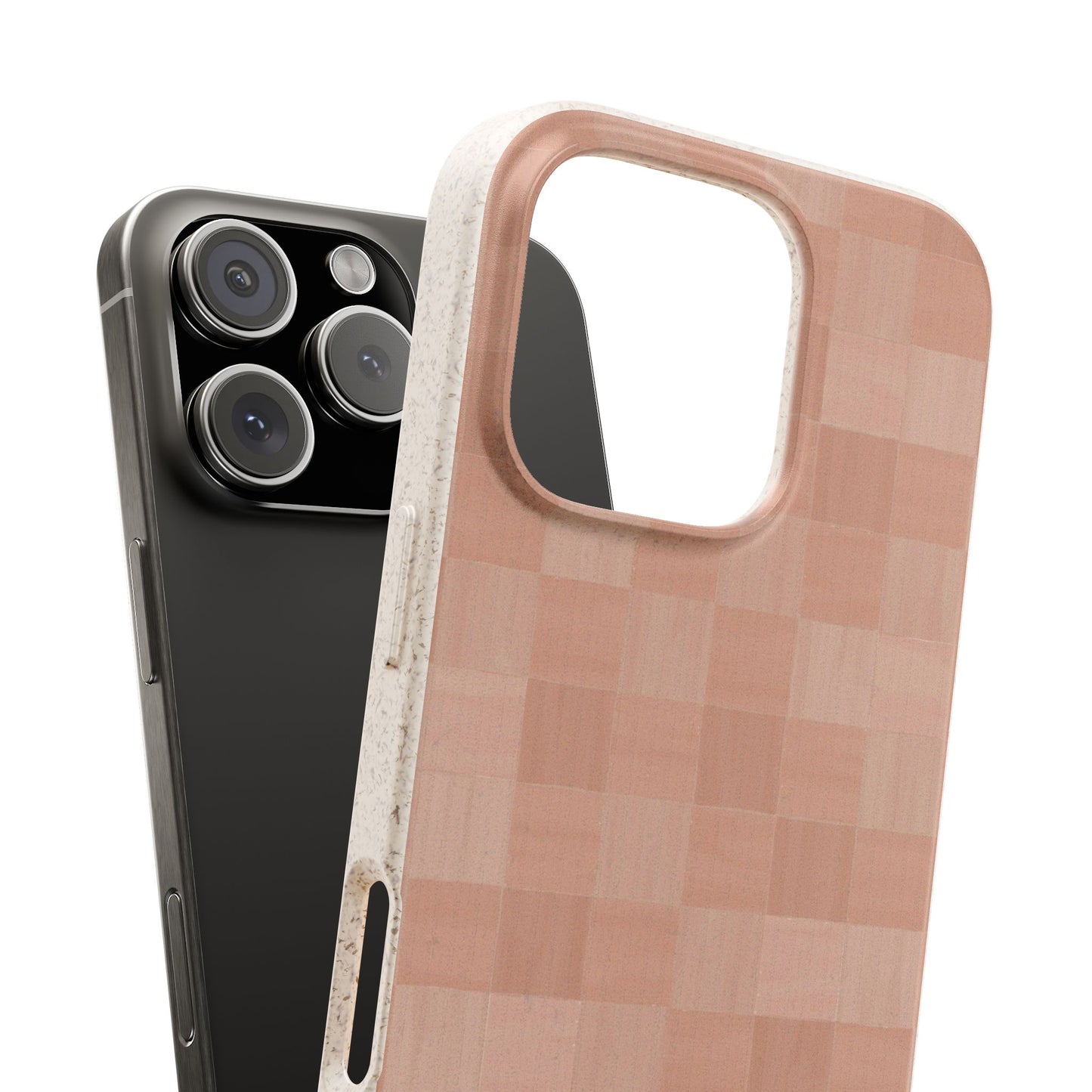 Zellige Phone Case - rose - Eco-Friendly, Biodegradable