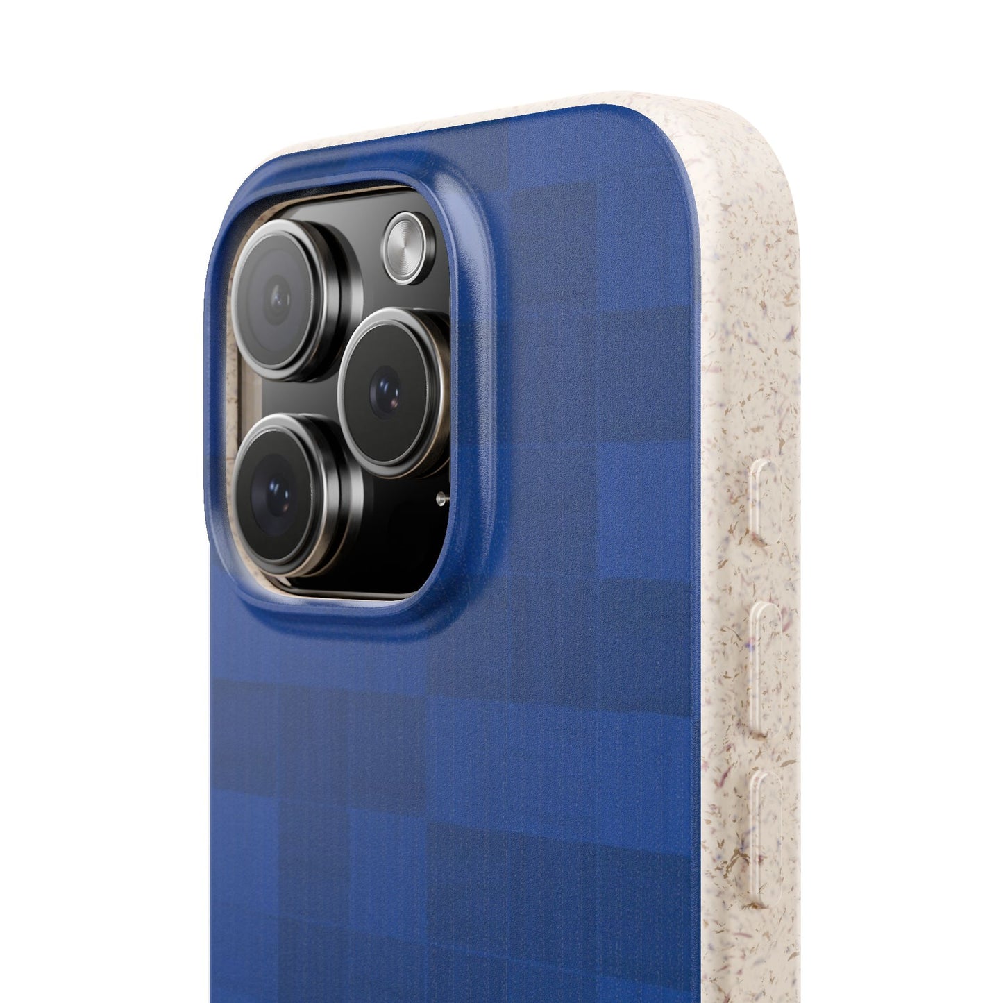 Zellige Phone Case - cobalt blue - Eco-Friendly, Biodegradable