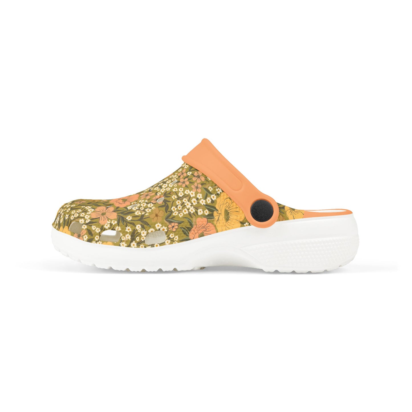 Wildflower Meadow Kid's EVA Foam Clogs, chartreuse