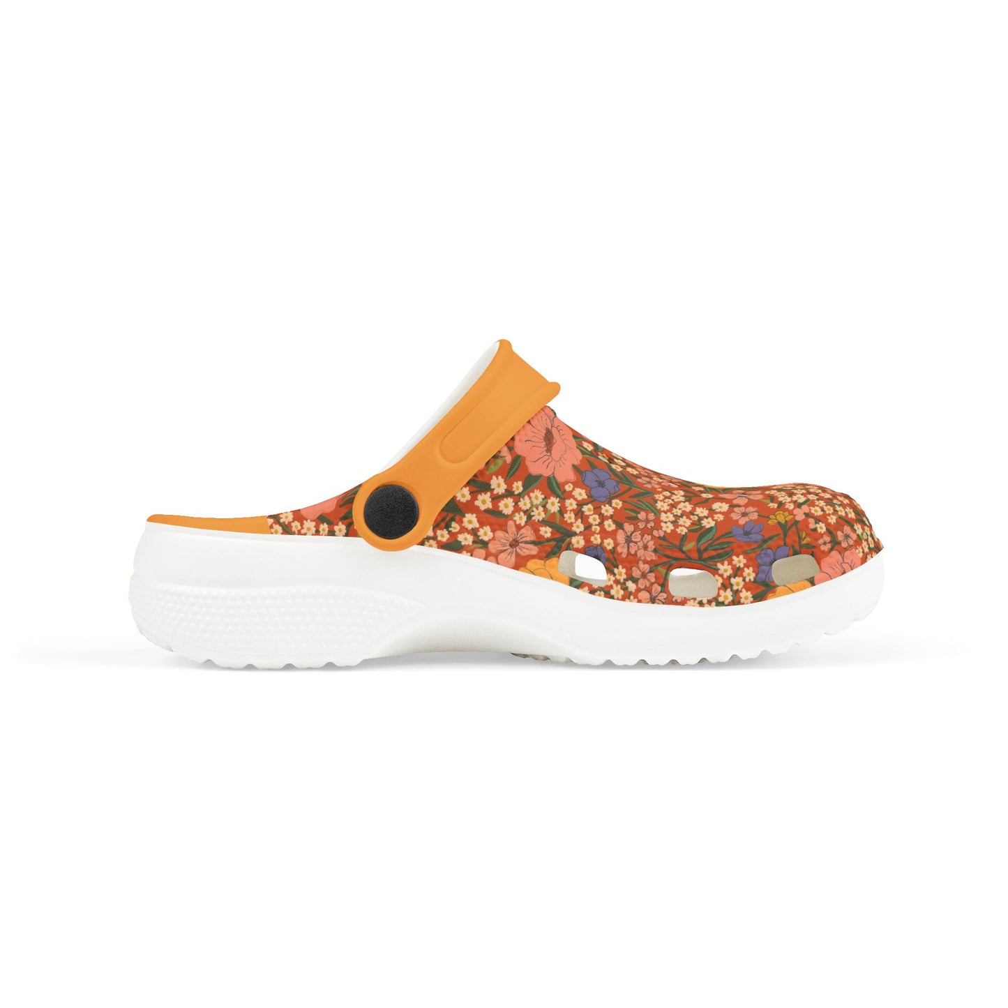Wildflower Meadow Kid's EVA Foam Clogs, poppy red