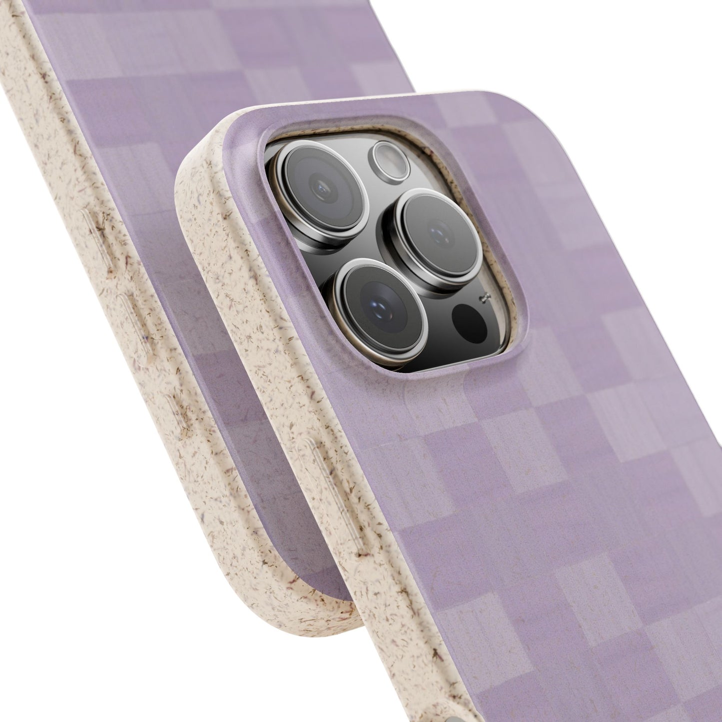 Zellige Phone Case - lavender - Eco-Friendly, Biodegradable
