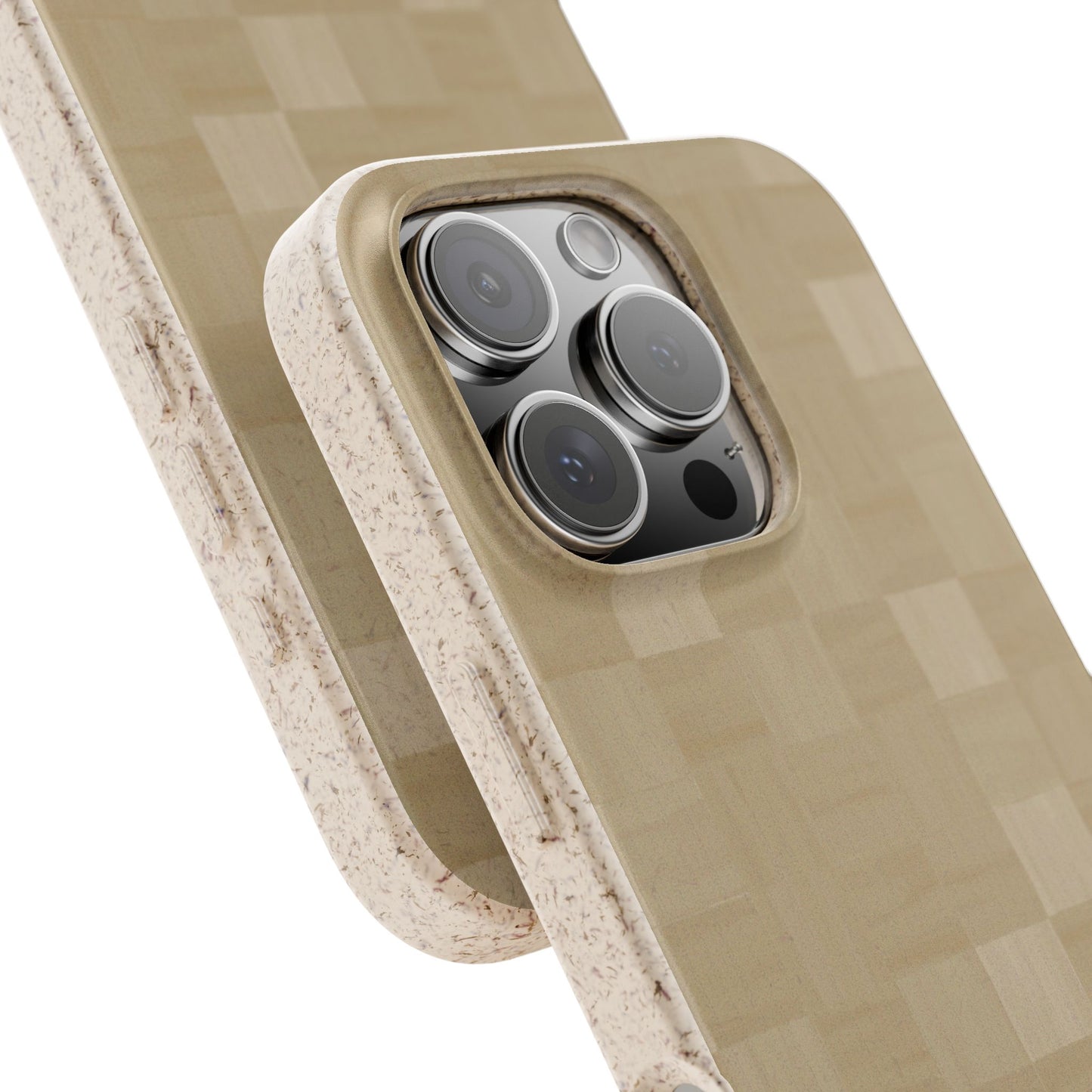Zellige Phone Case - taupe - Eco-Friendly, Biodegradable