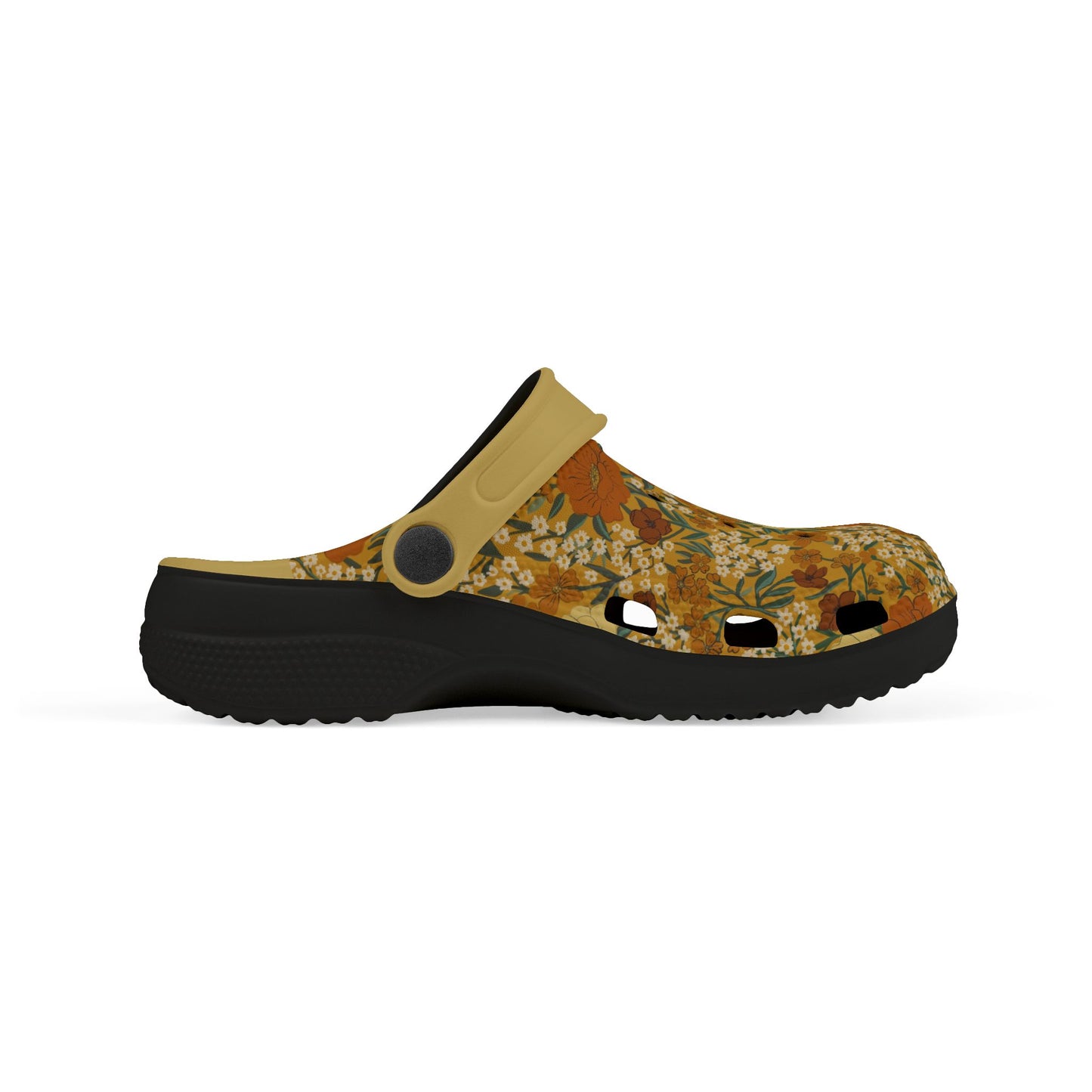 Wildflower Meadow Kid's EVA Foam Clogs, yellow