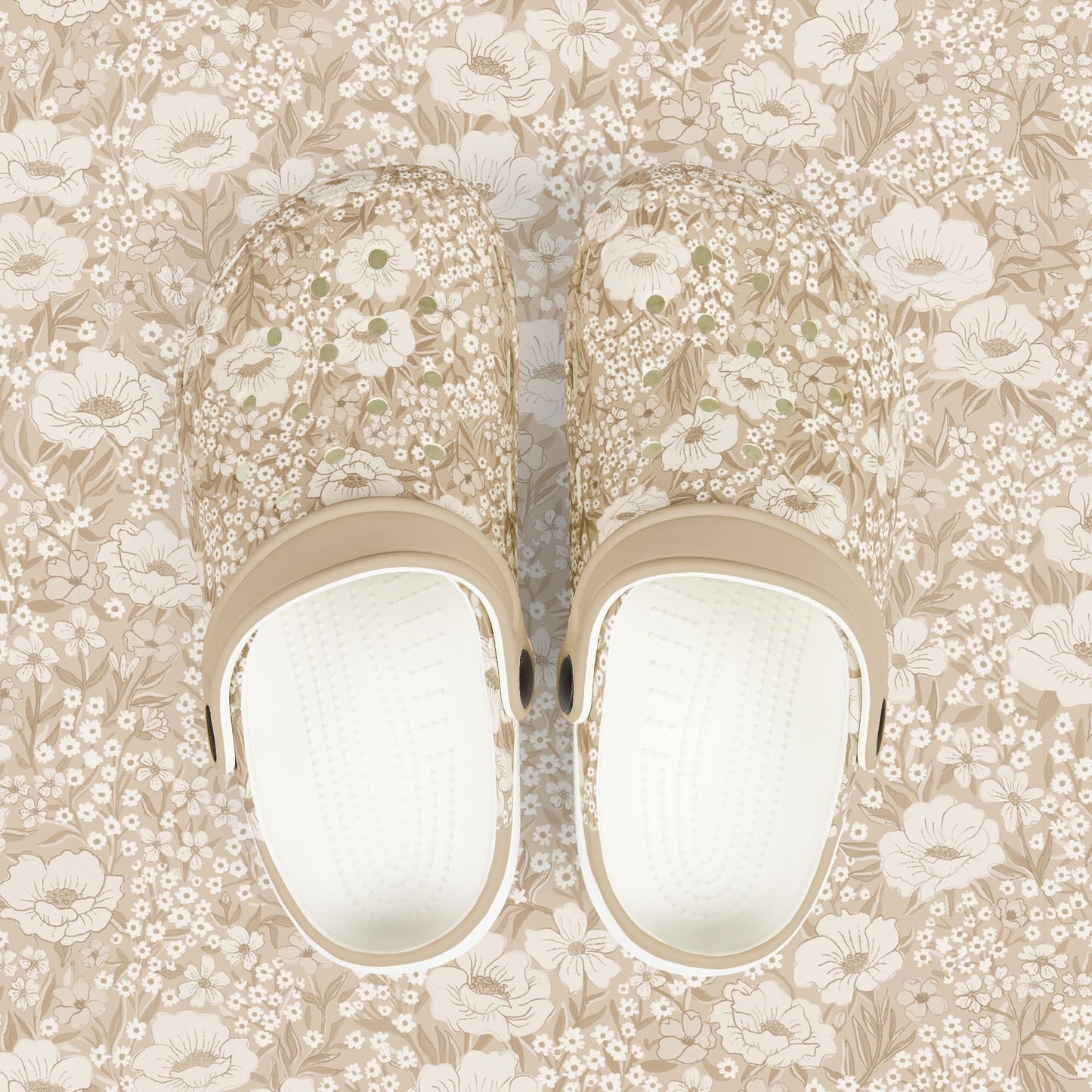 Wildflower Meadow Kid's EVA Foam Clogs, neutral