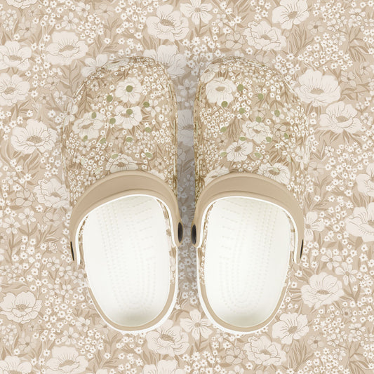 Wildflower Meadow Kid's EVA Foam Clogs, neutral