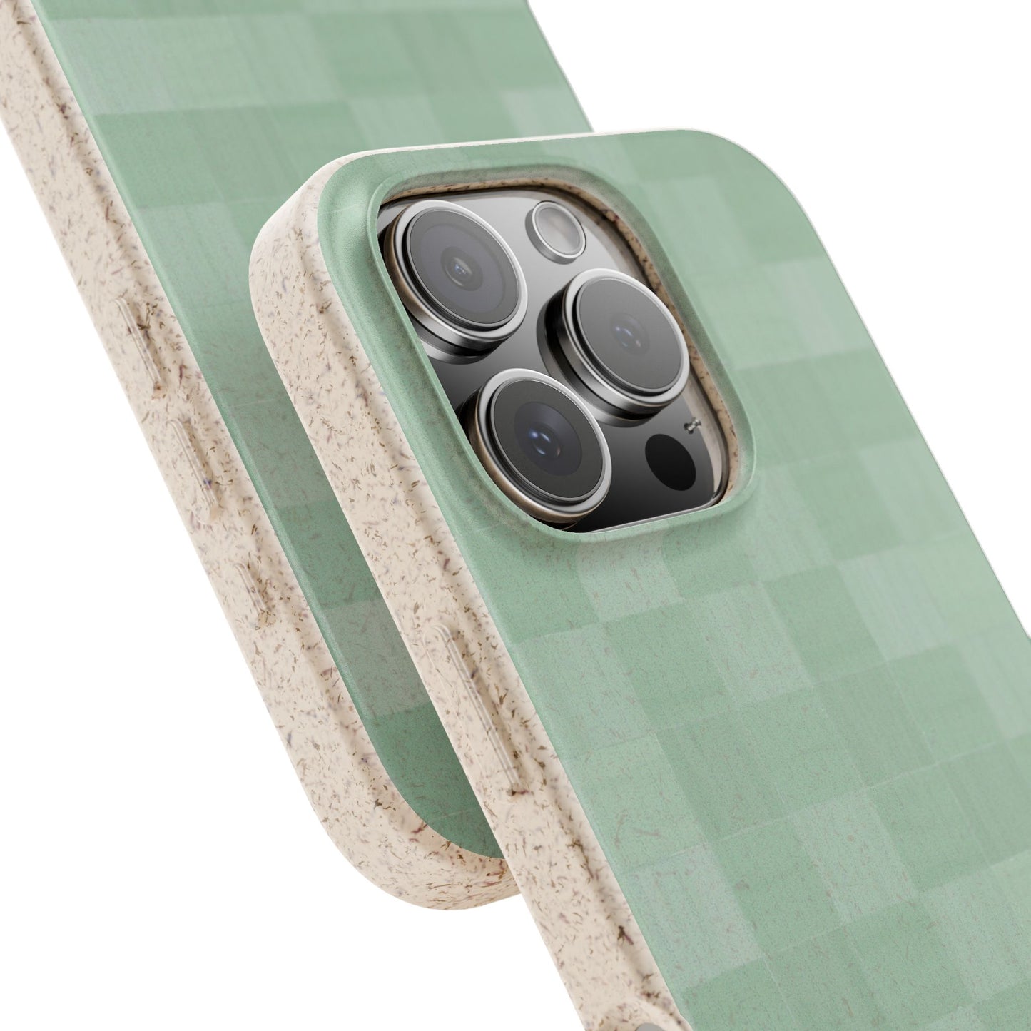 Zellige Phone Case - mint - Eco-Friendly, Biodegradable
