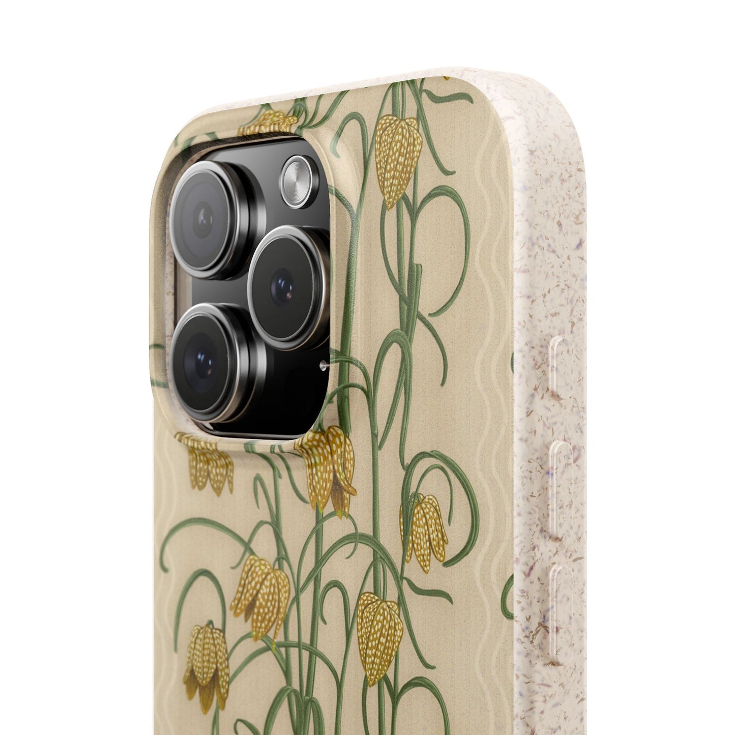 Campanas Phone Case - tan and ocher - Eco-Friendly, Biodegradable