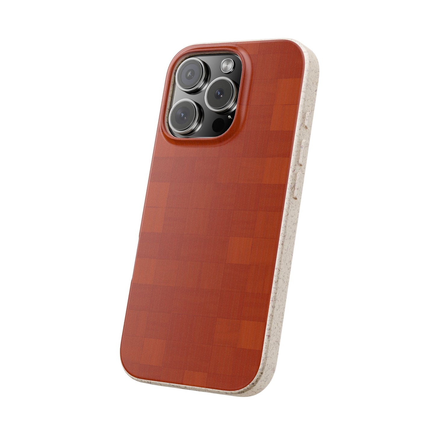 Zellige Phone Case - rust - Eco-Friendly, Biodegradable