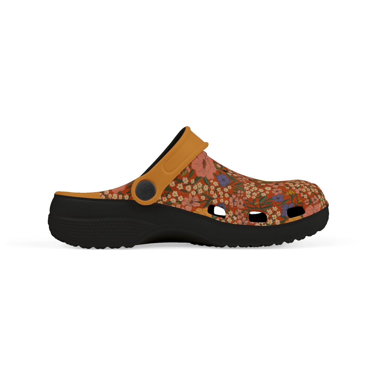 Wildflower Meadow Kid's EVA Foam Clogs, poppy red