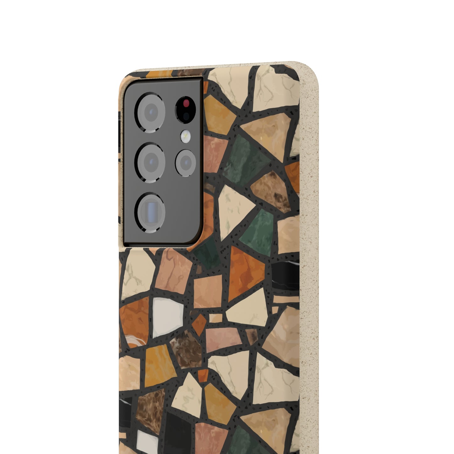 Dolce Terrazzo Biodegradable Phone Case, black