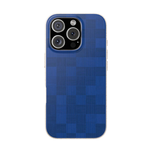 Zellige Phone Case - cobalt blue - Eco-Friendly, Biodegradable