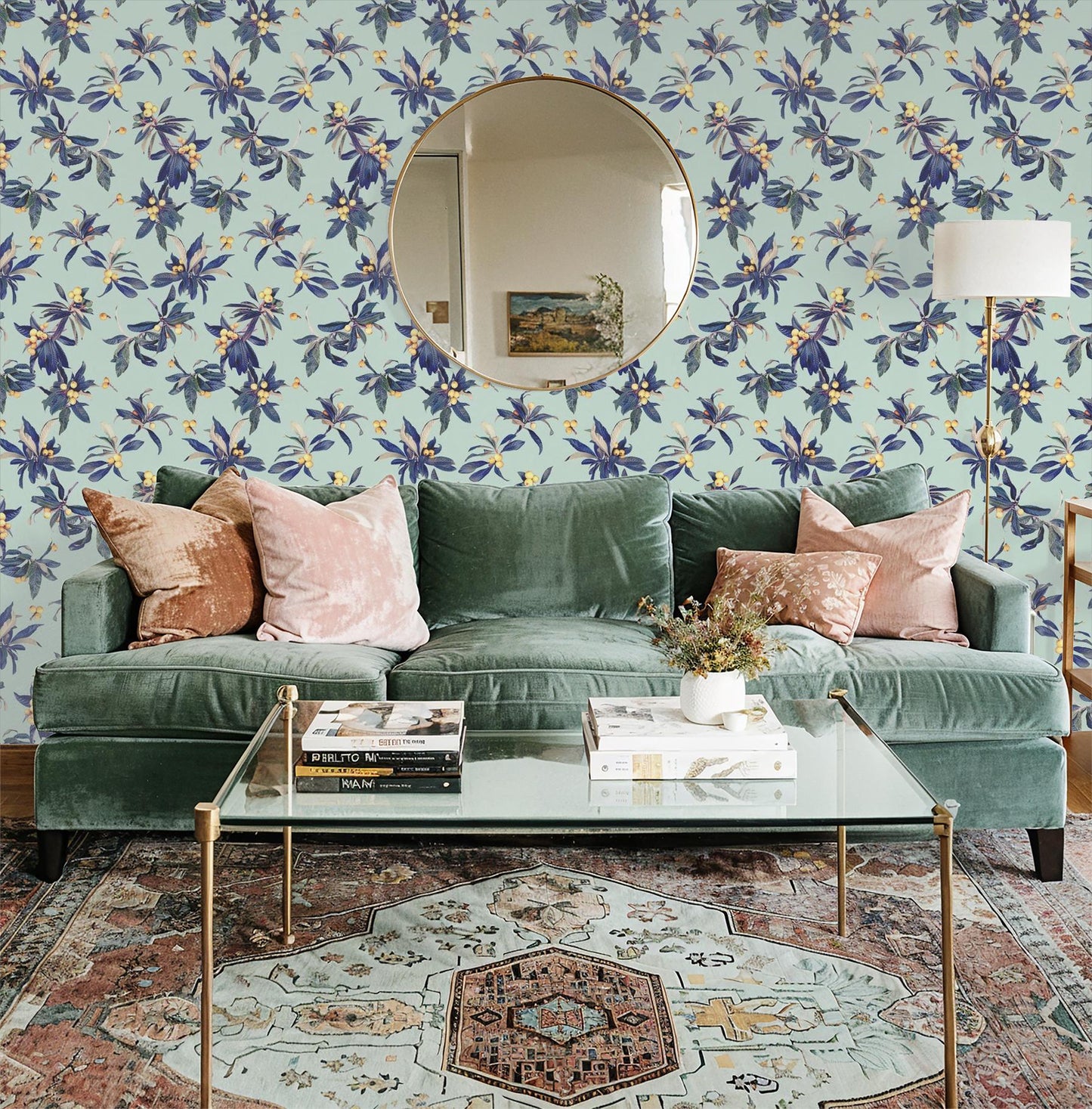 Loquat Love Wallpaper, mint